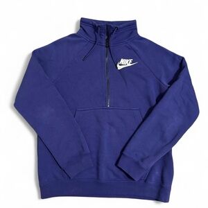 Mens Nike Athletic Quarter 
Zip Pullover Purple Size Small